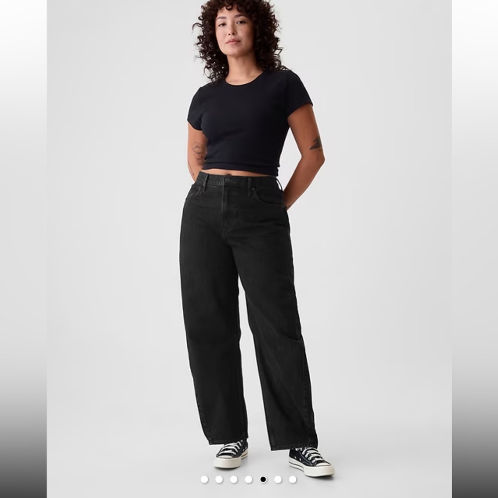 GAP High Rise Barrel Jeans - Picture 6 of 8